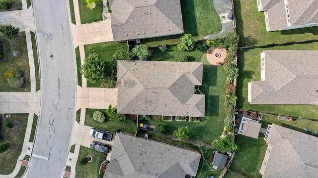 drone / aerial view featuring a residential view