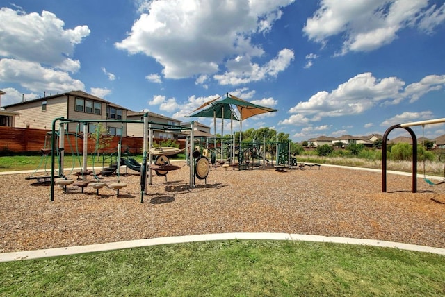 view of community playground