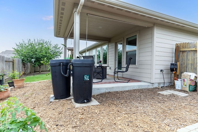 216 Pearland St, Hutto, TX 78634 - view of patio featuring fence