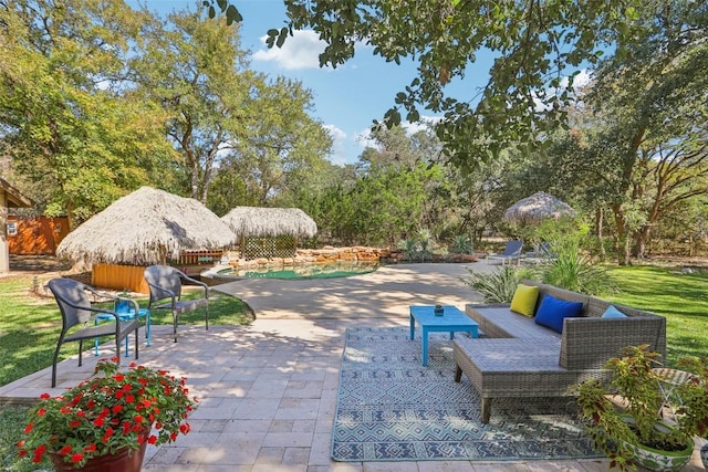 2858 Cedar Hollow Rd, Georgetown, TX 78628 - view of patio / terrace