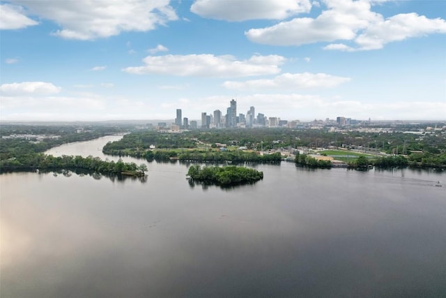 water view featuring a view of city