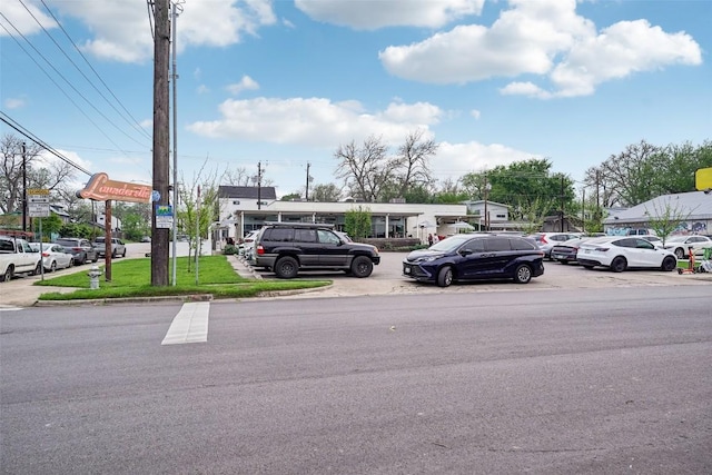 view of uncovered parking lot