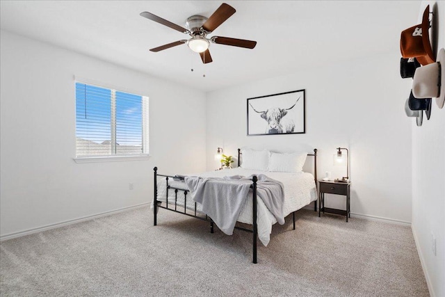 9015 Looksee Ln, Austin, TX 78744 - carpeted bedroom featuring ceiling fan and baseboards