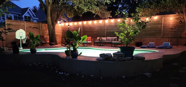 4511 Heights Dr, Austin, TX 78746 - view of pool featuring a fenced backyard