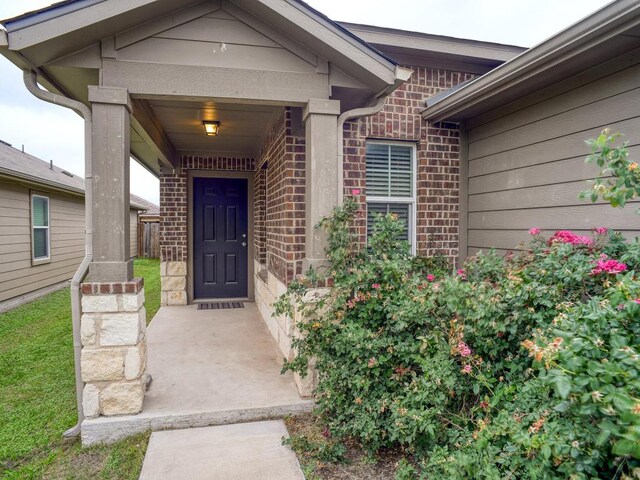 14500 Callan Ct, Manor, TX 78653 - entrance to property with brick siding