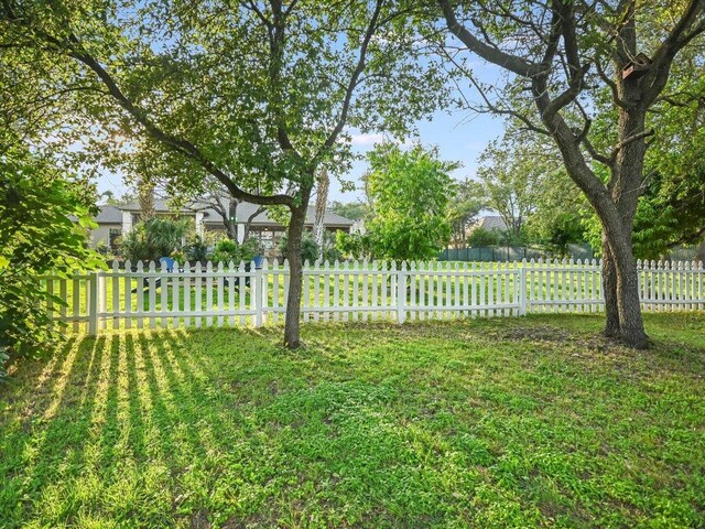 5709 Laguna Cliff Ln, Austin, TX 78734 - view of fenced yard
