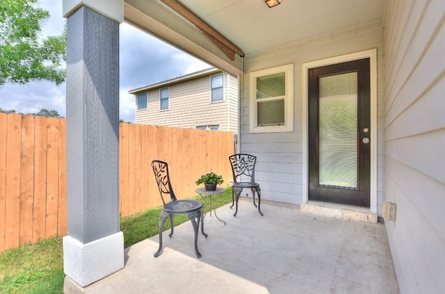 2206 Weiss Ln, Georgetown, TX 78626 - view of patio featuring fence