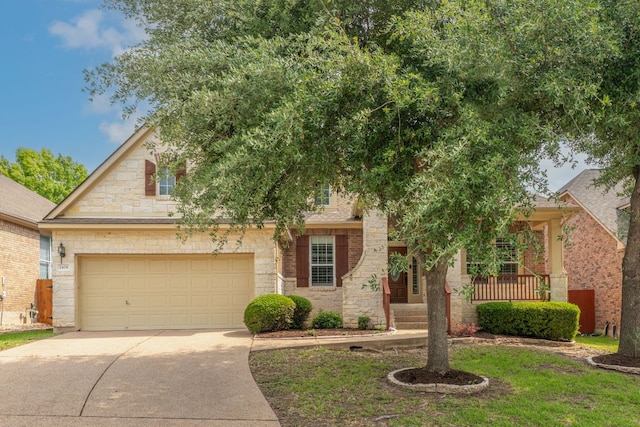 2408 Tivoli Dr, Cedar Park, TX 78613 - view of front of property featuring concrete driveway and an attached garage