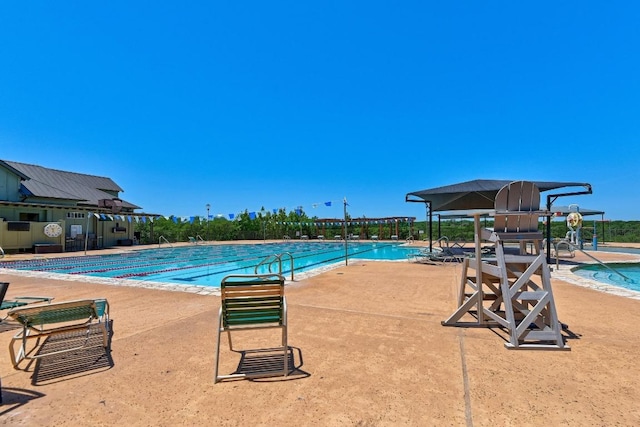 view of community pool