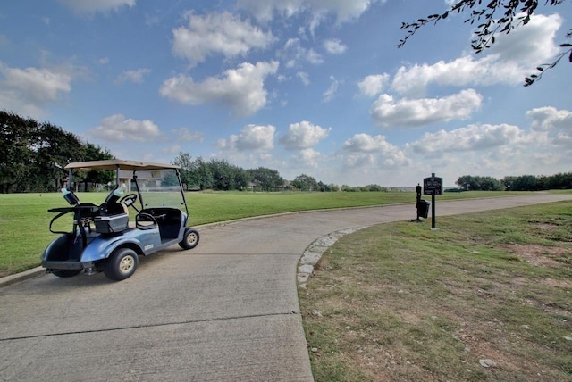 view of street featuring curbs