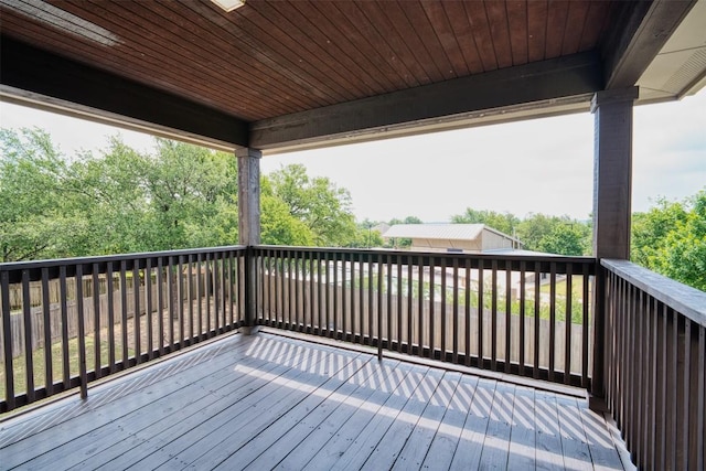 112 Bearing Cv, Austin, TX 78717 - view of wooden deck