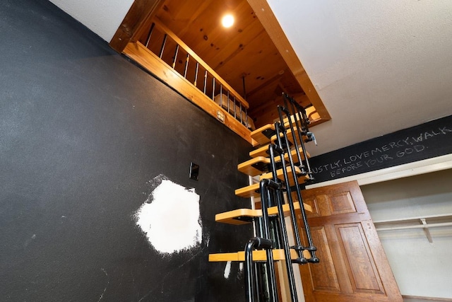 view of staircase