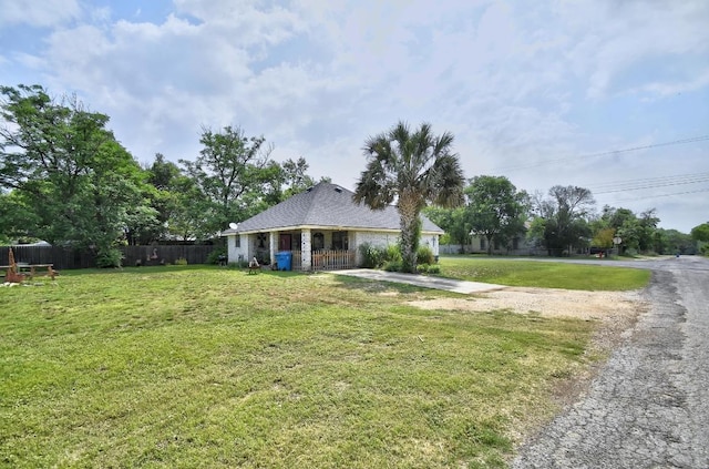 903 Hackberry St, Bandera, TX 78003 - view of yard with driveway