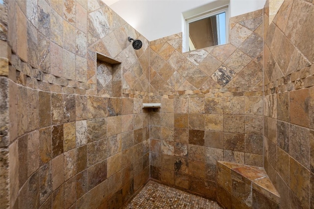 228 Cimarron Hills Trl E, Georgetown, TX 78628 - full bathroom with a tile shower