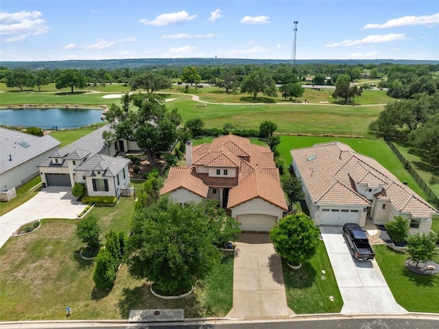 228 Cimarron Hills Trl E, Georgetown, TX 78628 - bird's eye view of a large body of water and a local golf course
