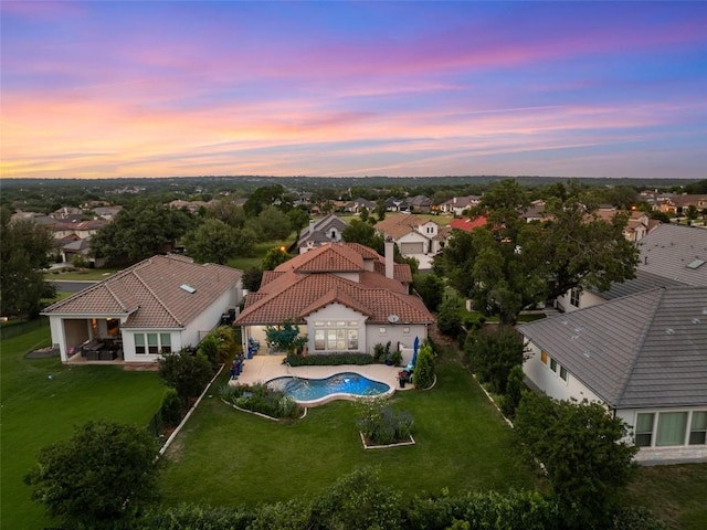 228 Cimarron Hills Trl E, Georgetown, TX 78628 - aerial view of property and surrounding area with nearby suburban area