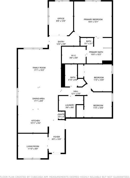 1621 Winding Stream Trl, Leander, TX 78641 - view of room layout