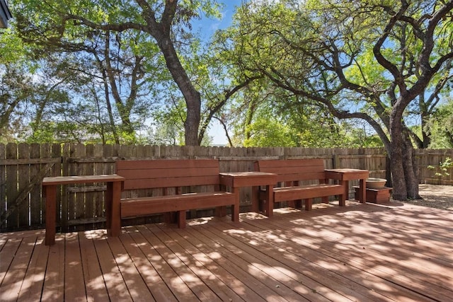 9800 Knotty Pine Cv, Austin, TX 78750 - wooden deck featuring fence