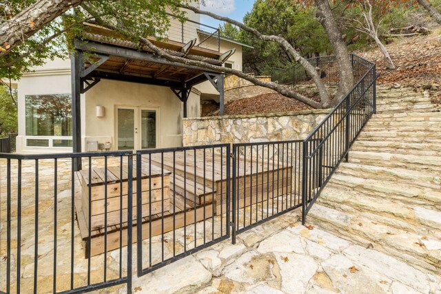 5310 Scenic View Dr, Austin, TX 78746 - gate featuring french doors