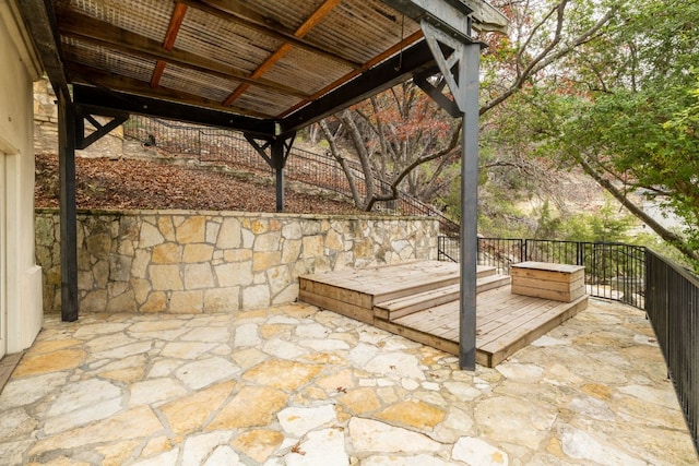 5310 Scenic View Dr, Austin, TX 78746 - view of wooden deck