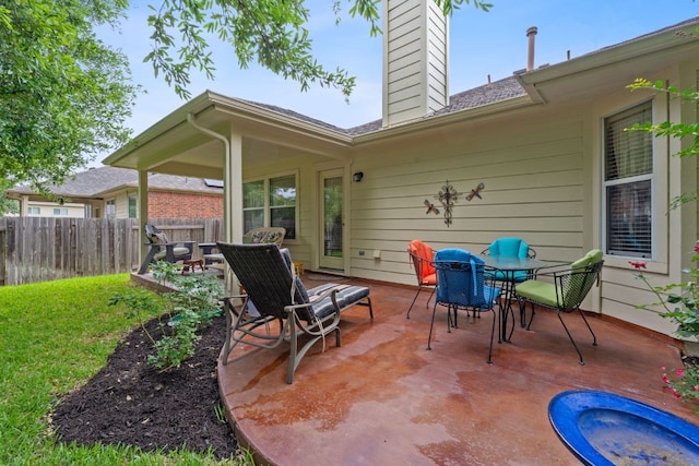 1720 Woodvista Pl, Round Rock, TX 78665 - view of patio / terrace featuring outdoor dining space