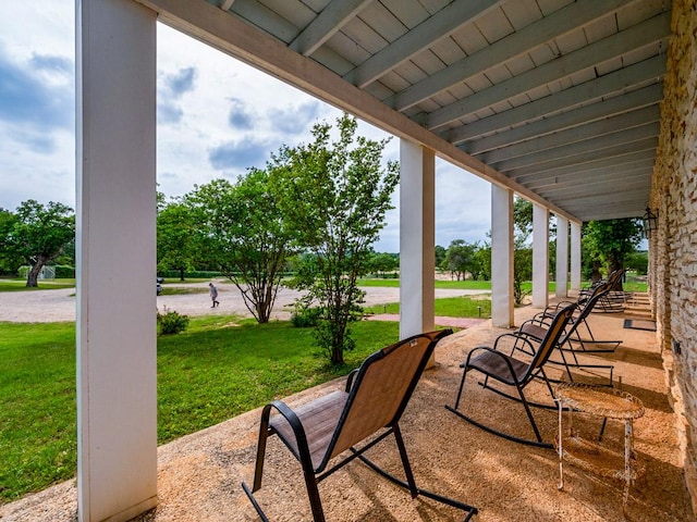 view of patio