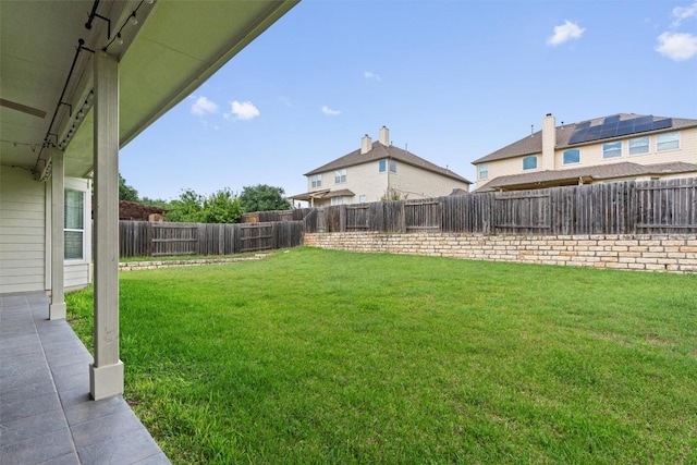 view of yard