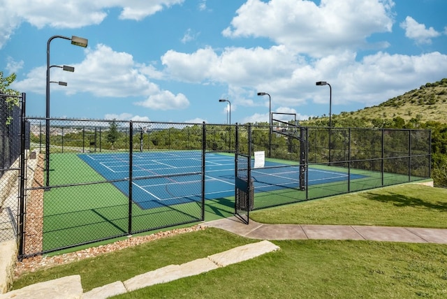 18720 Waltz Ct, Austin, TX 78738 - view of tennis court