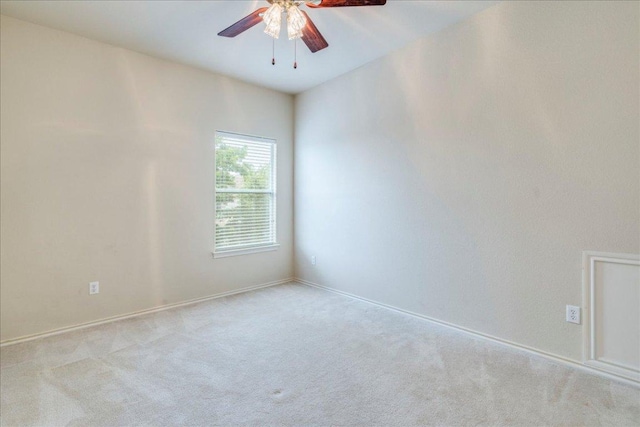 3012 Centennial Olympic Park, Austin, TX 78732 - empty room with a ceiling fan, carpet, and baseboards