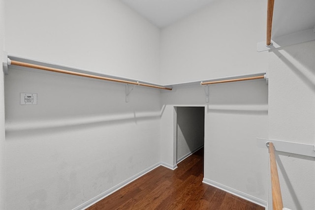 10700 Galsworthy Ln, Austin, TX 78739 - walk in closet with wood finished floors