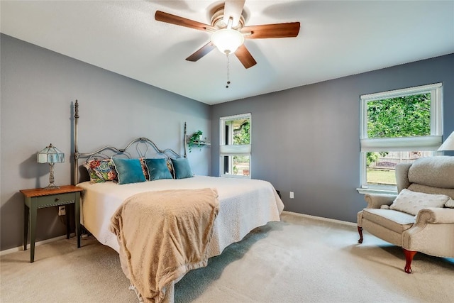20603 Camel Back St, Lago Vista, TX 78645 - bedroom featuring multiple windows, carpet, and baseboards
