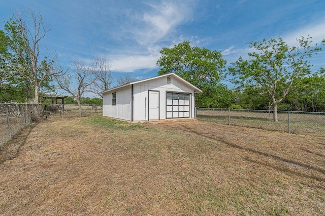 1052 Dunlap Dr, New Braunfels, TX 78130 - view of shed featuring a fenced backyard