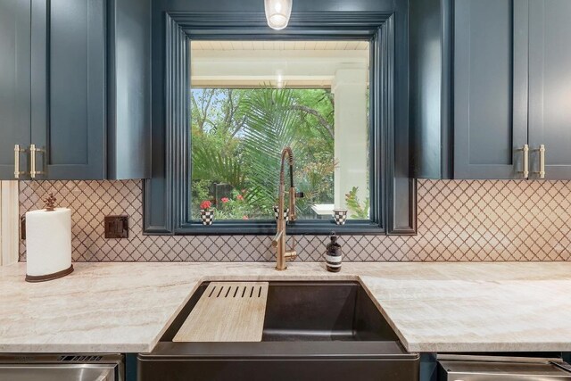 3705 Dogwood Creek Cv, Austin, TX 78746 - kitchen featuring decorative backsplash and dishwashing machine