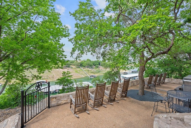 view of patio