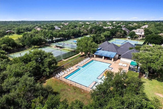 drone / aerial view