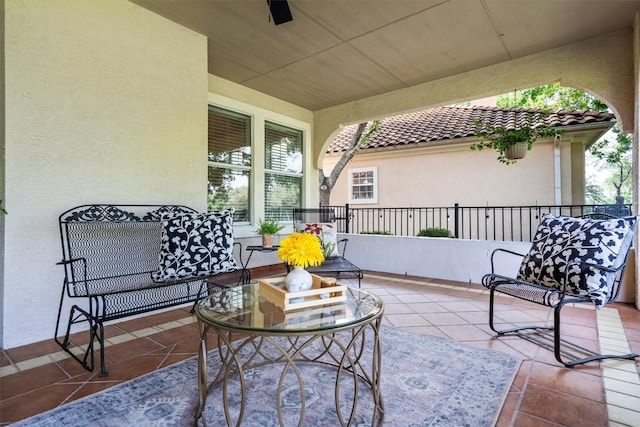 view of patio