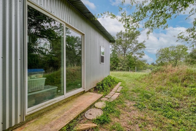 view of side of property