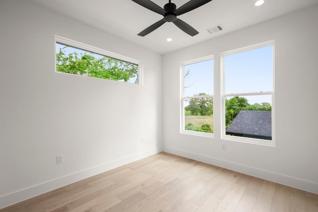 6110 Atwood St Unit 1, Austin, TX 78741 - unfurnished room featuring recessed lighting, baseboards, and visible vents