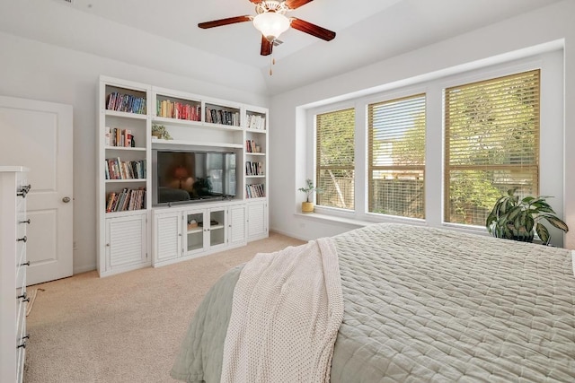 2229 Sauterne Dr, Leander, TX 78641 - carpeted bedroom with ceiling fan