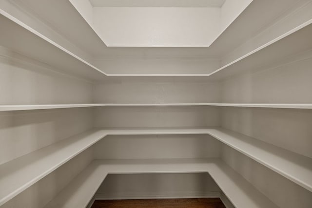 view of storage area
