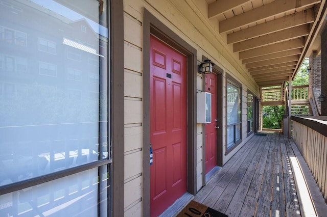 view of exterior entry