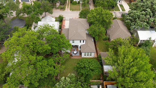 birds eye view of property featuring a residential view