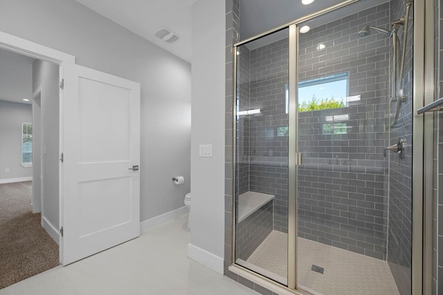 3503 Constitution Dr, Lago Vista, TX 78645 - full bath with a shower stall and toilet