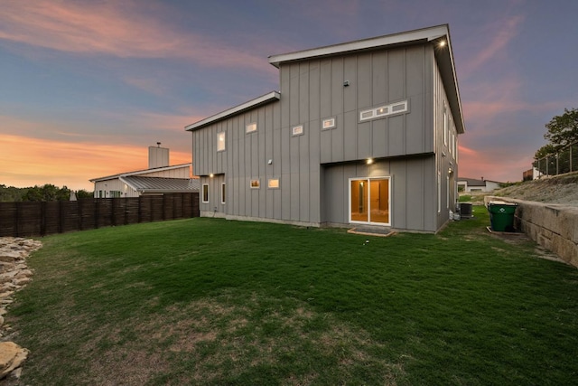 3503 Constitution Dr, Lago Vista, TX 78645 - back of property featuring board and batten siding