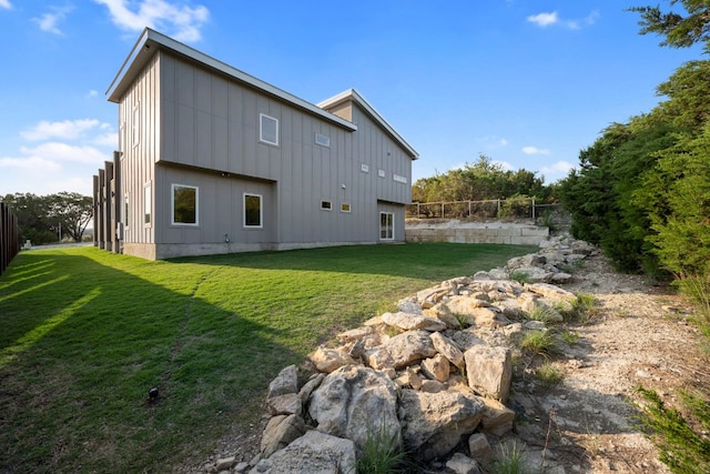 3503 Constitution Dr, Lago Vista, TX 78645 - back of property featuring board and batten siding