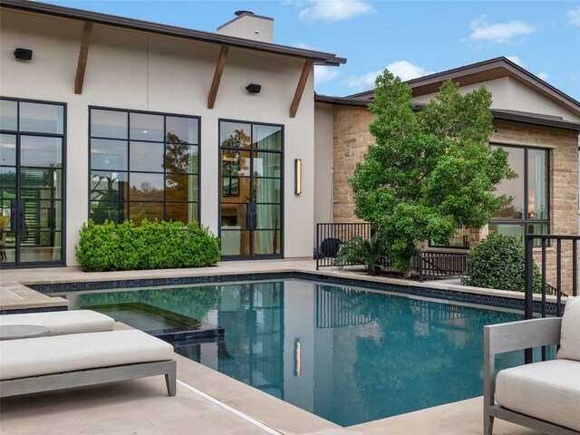 view of pool