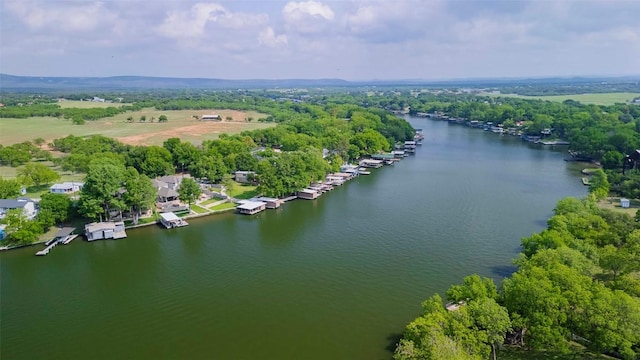 2228 Williams Lakeshore Dr, Kingsland, TX 78639 - bird's eye view featuring a water view