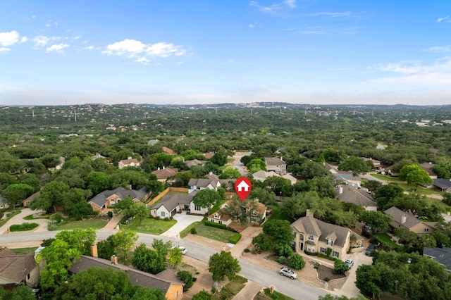 bird's eye view featuring a residential view