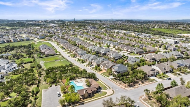 drone / aerial view featuring a residential view