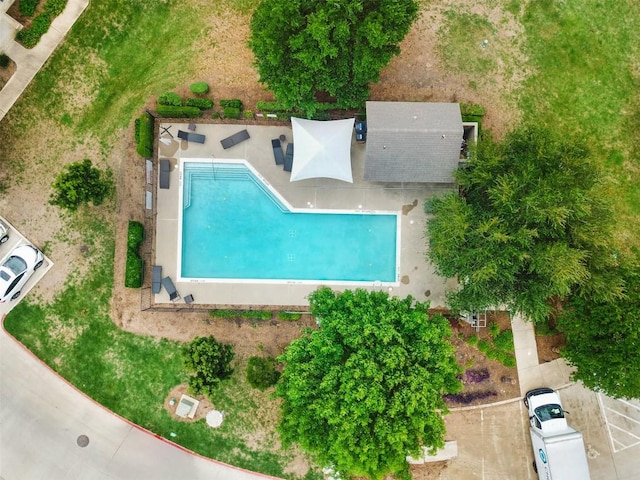 drone / aerial view